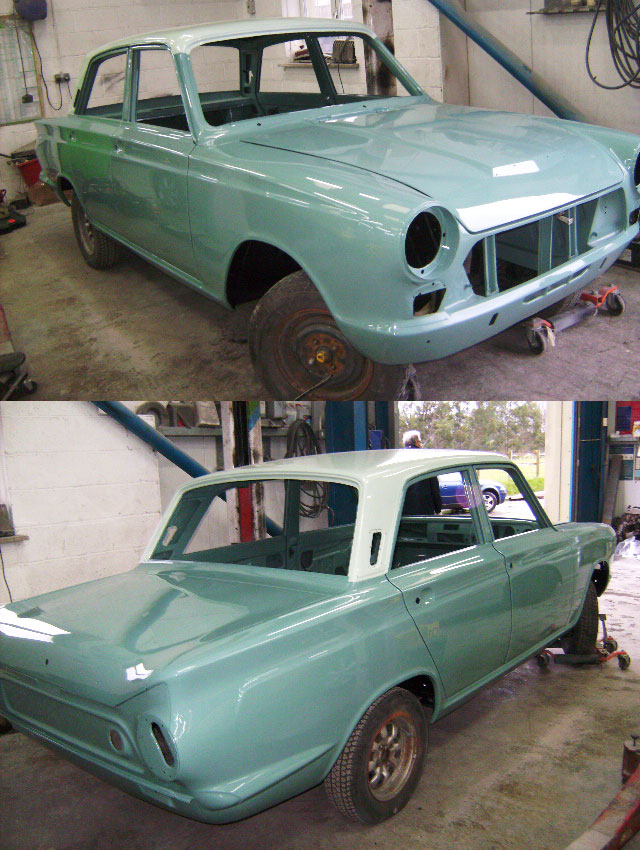 Ford Cortina - Car Repairs Exeter - T&T Coachworks